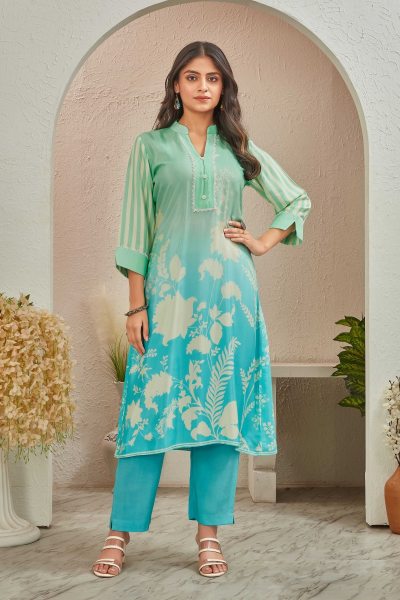 BRIGHT MUSLINE KURTA SET Ethnic