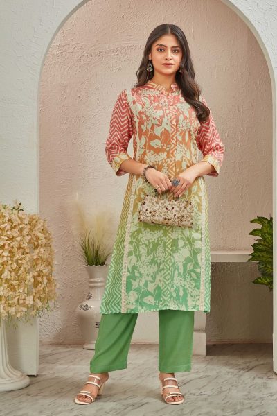 BRIGHT MUSLINE KURTA SET Ethnic