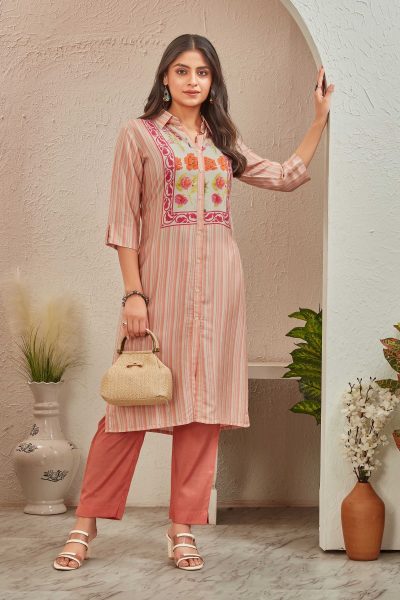 BRIGHT MUSLINE KURTA SET KURTA SET