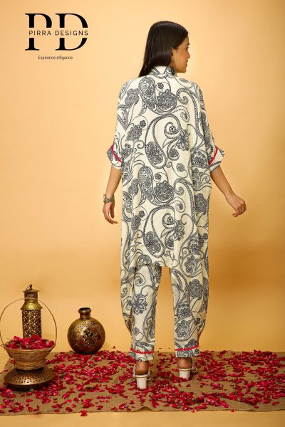 ETHNIC PRINTED KAFTAN STYLE CO ORD SET CO- ORDS