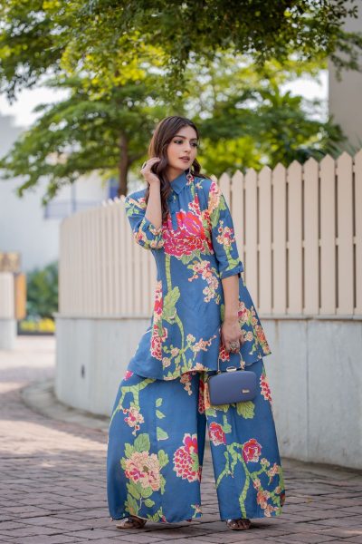 FLORAL PRINTED SHARARA SET SHARARA SET