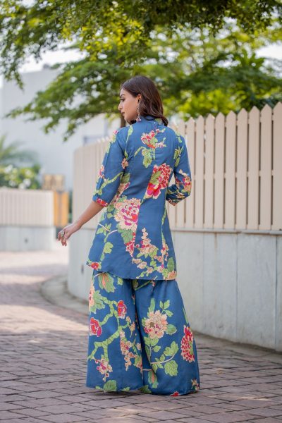 FLORAL PRINTED SHARARA SET SHARARA SET