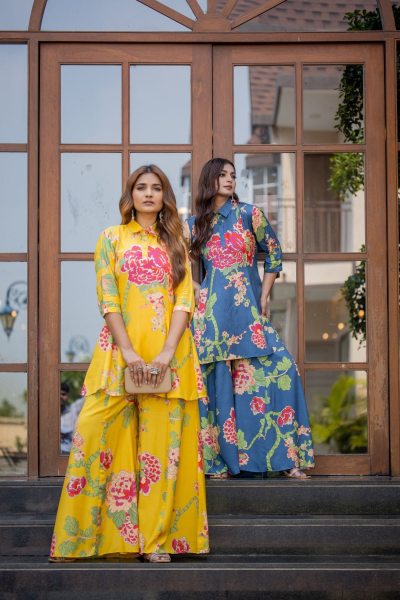 FLORAL PRINTED SHARARA SET SHARARA SET