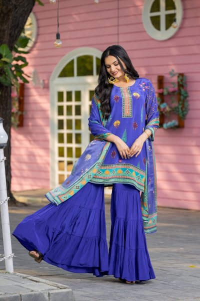 PRINTED SHARARA SET SHARARA SET