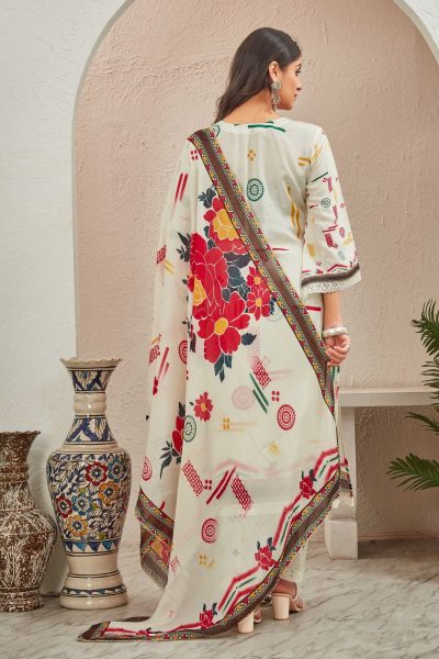 PURE MUSLINE KURTA SET WITH CHIFFON DUPATTA SUITS