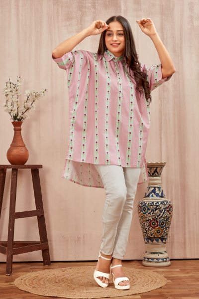 COTTON KAFTAN STYLE SHIRT SHIRTS