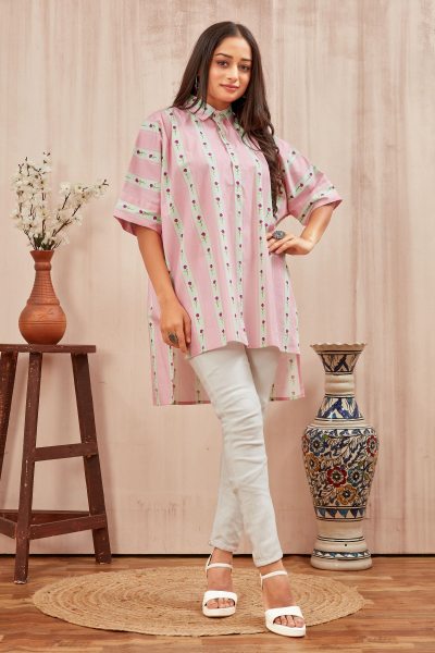 COTTON KAFTAN STYLE SHIRT SHIRTS